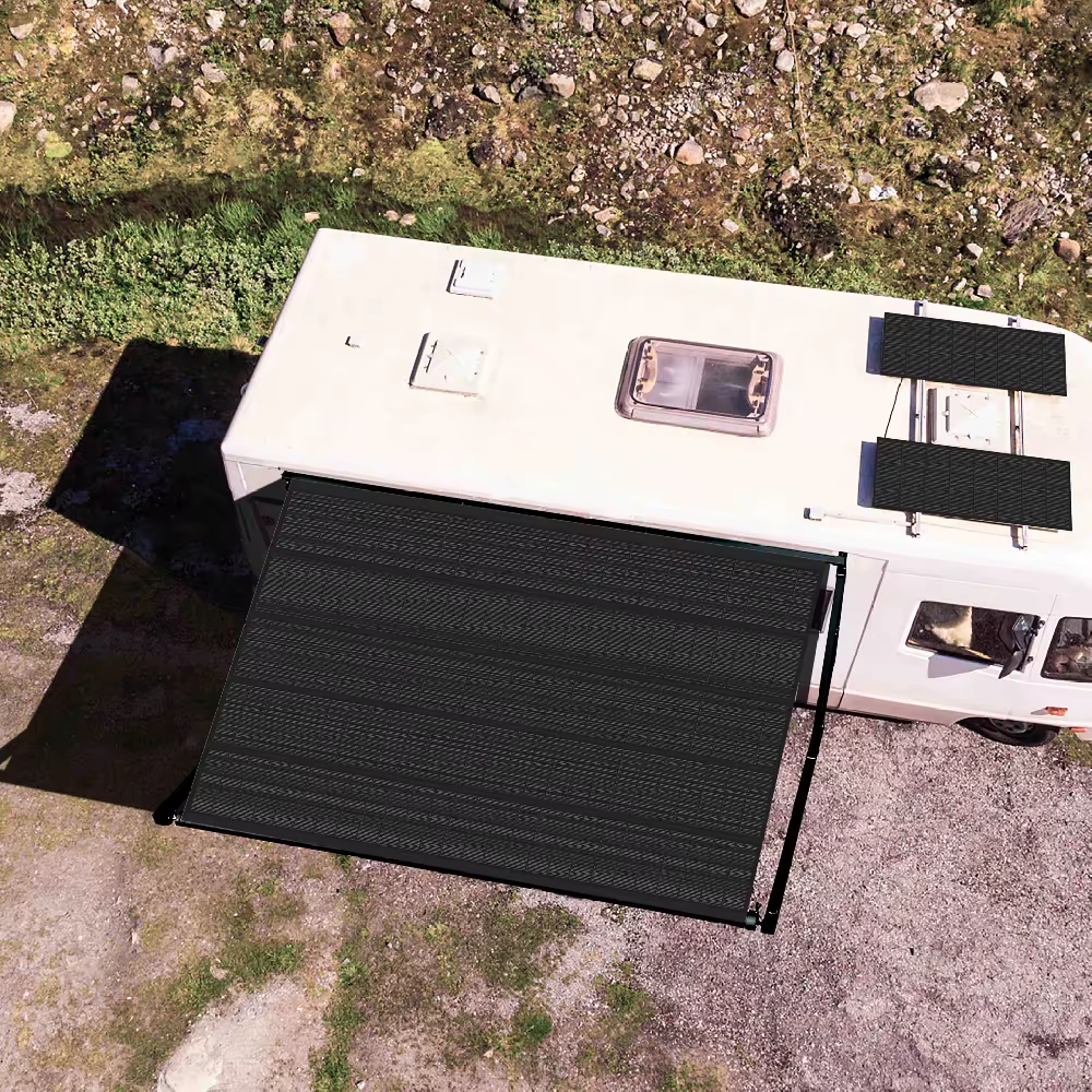 柔性卷绕遮阳篷